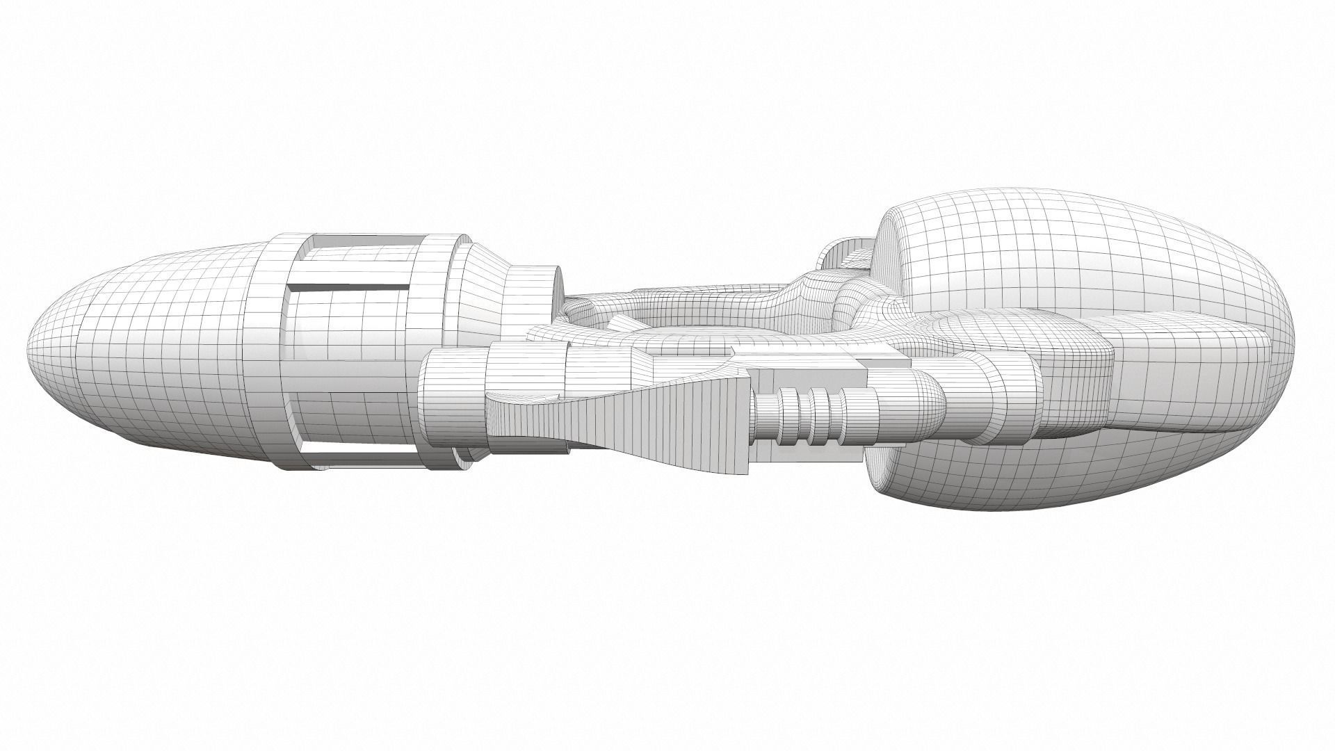 Toy laser ray gun 08 3D model_9
