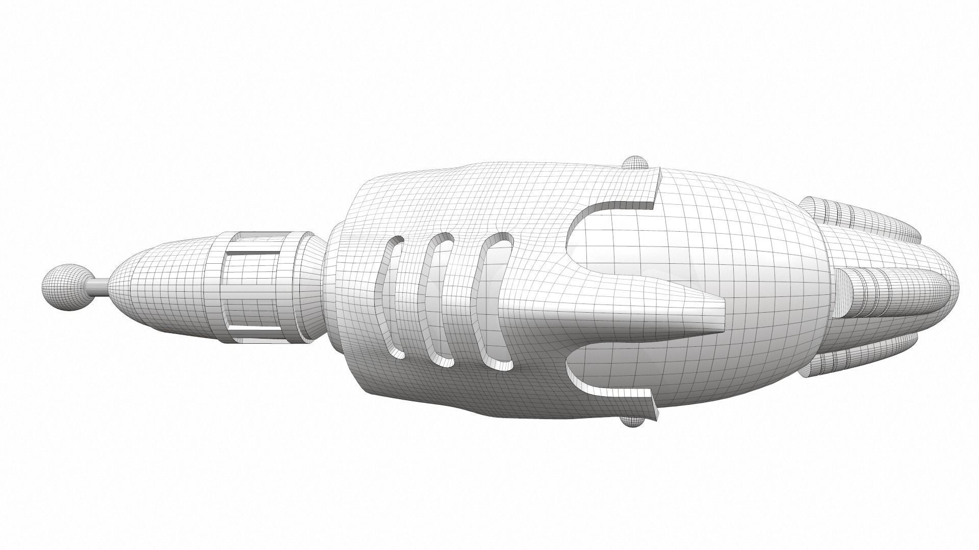 Toy laser ray gun 07 3D model_9