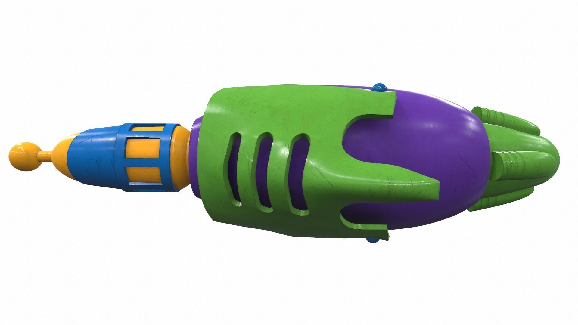 Toy laser ray gun 07 3D model_4