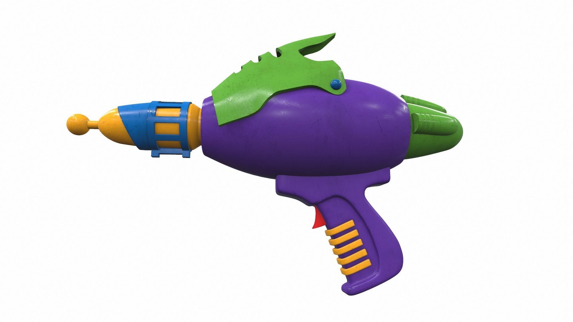 Toy laser ray gun 07 3D model_1