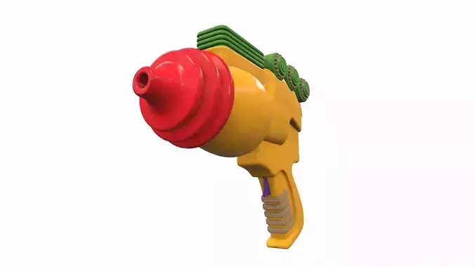 Toy laser ray gun 10 3D model