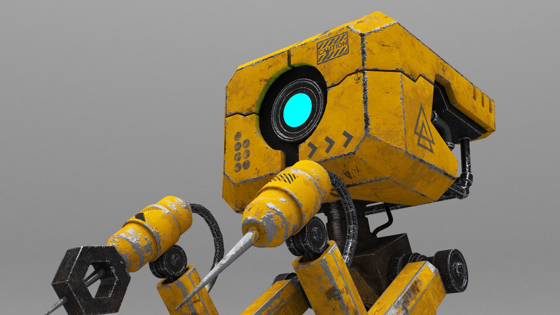 Mechanical Robot Design 3D model_5