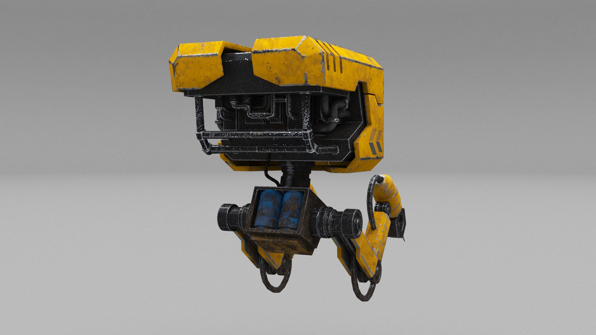 Mechanical Robot Design 3D model_2