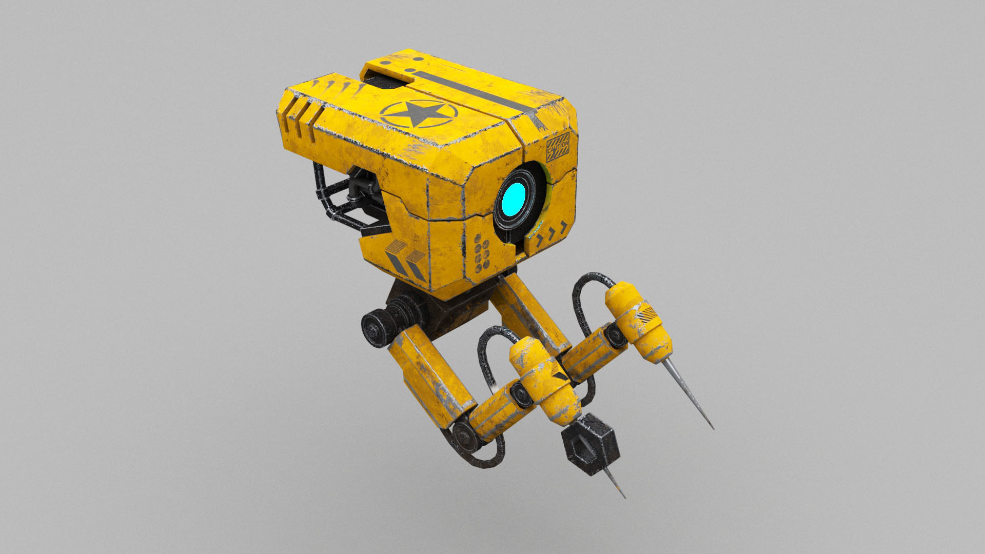Mechanical Robot Design 3D model_4