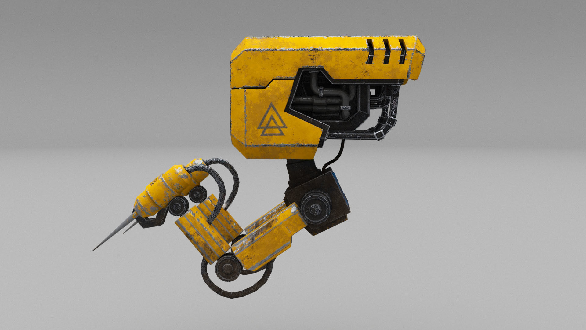 Mechanical Robot Design 3D model_1