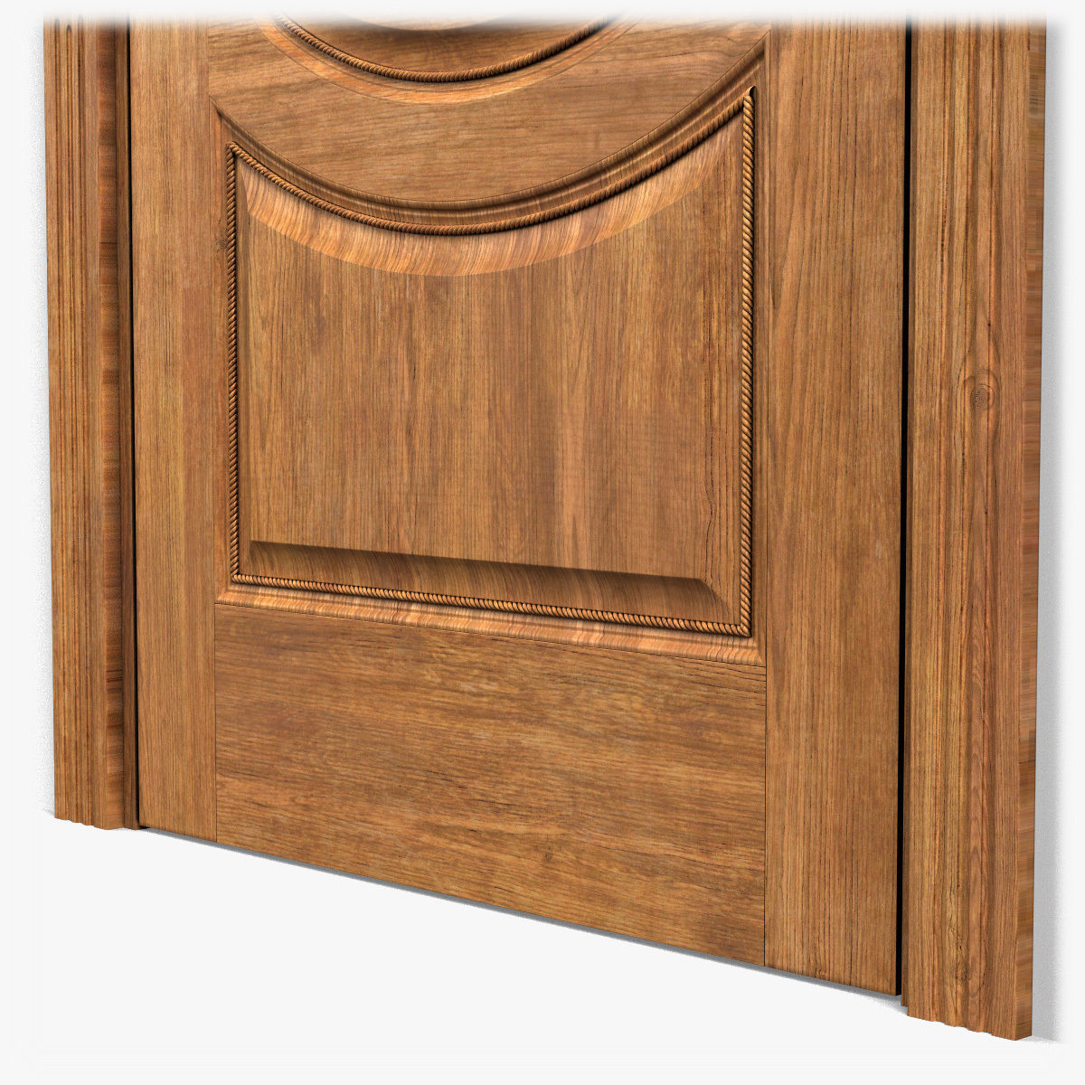 Door0029 ornate wooden door 3D model_11