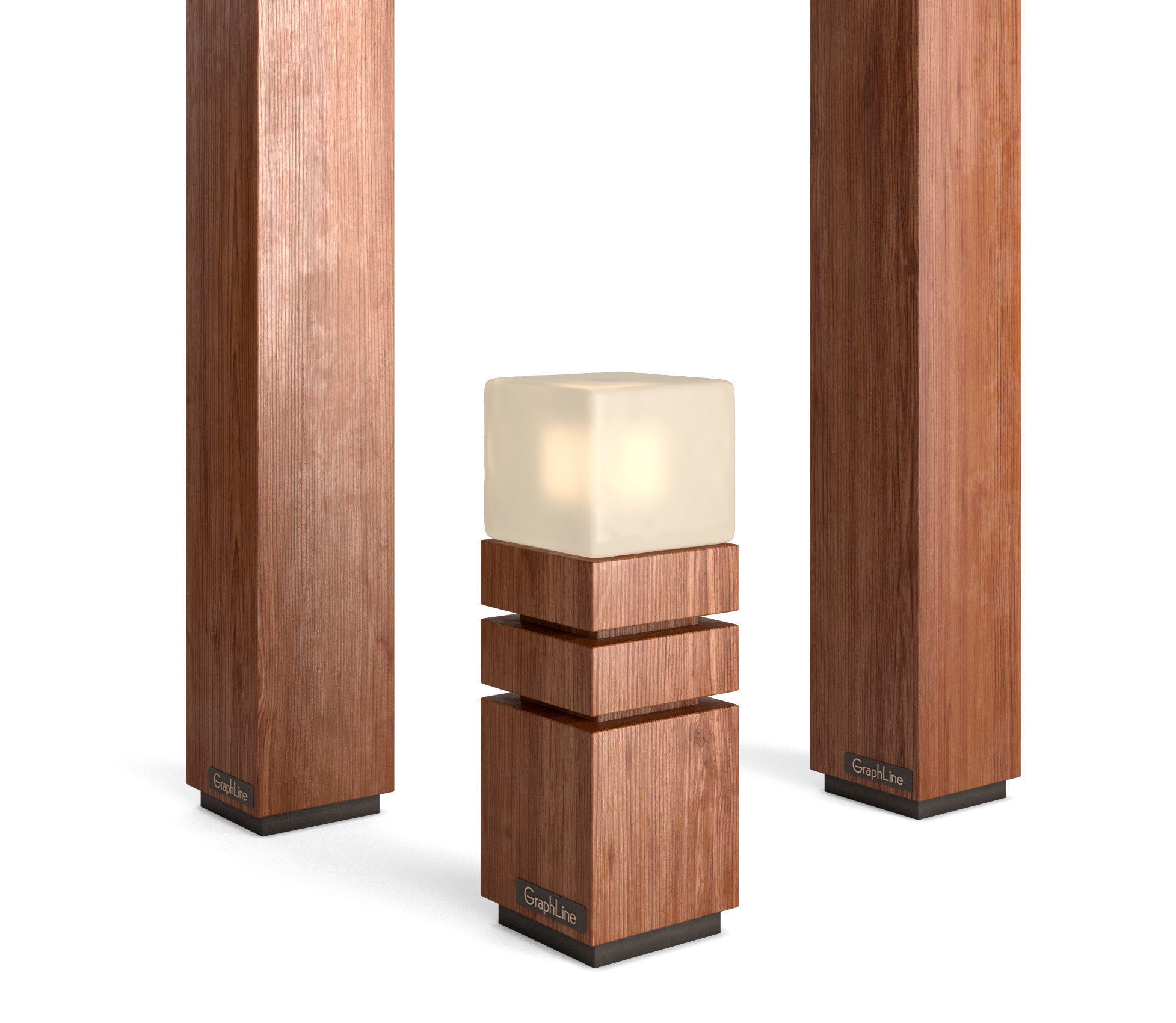 Letterbox - Litter bin - Lights - Set 3 3D model_7