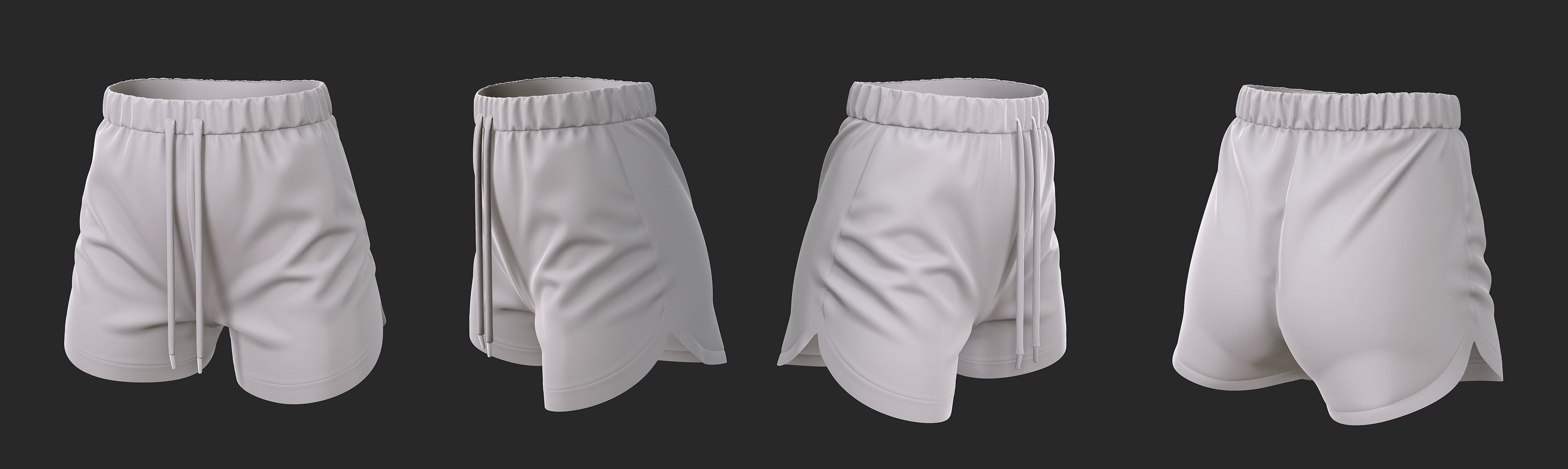 Shorts 3D model_1