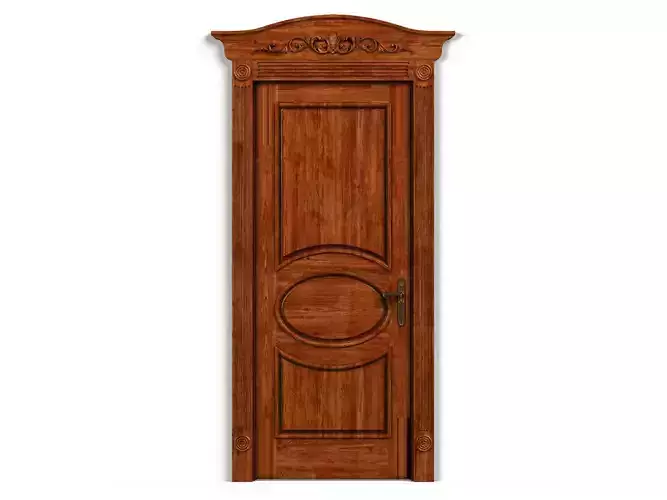 Door0031 ornate wooden door