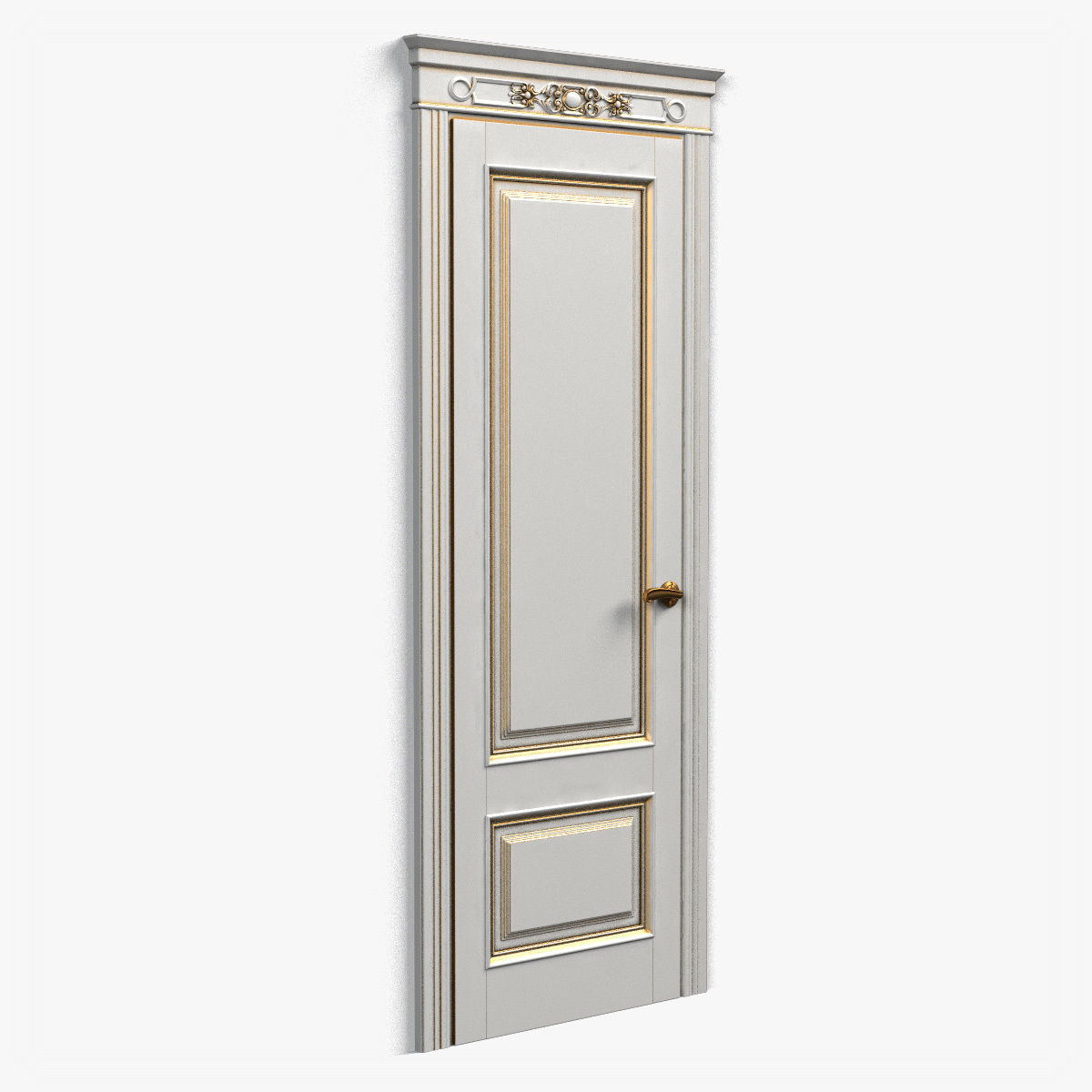 Door0035 wooden door 3D model_6