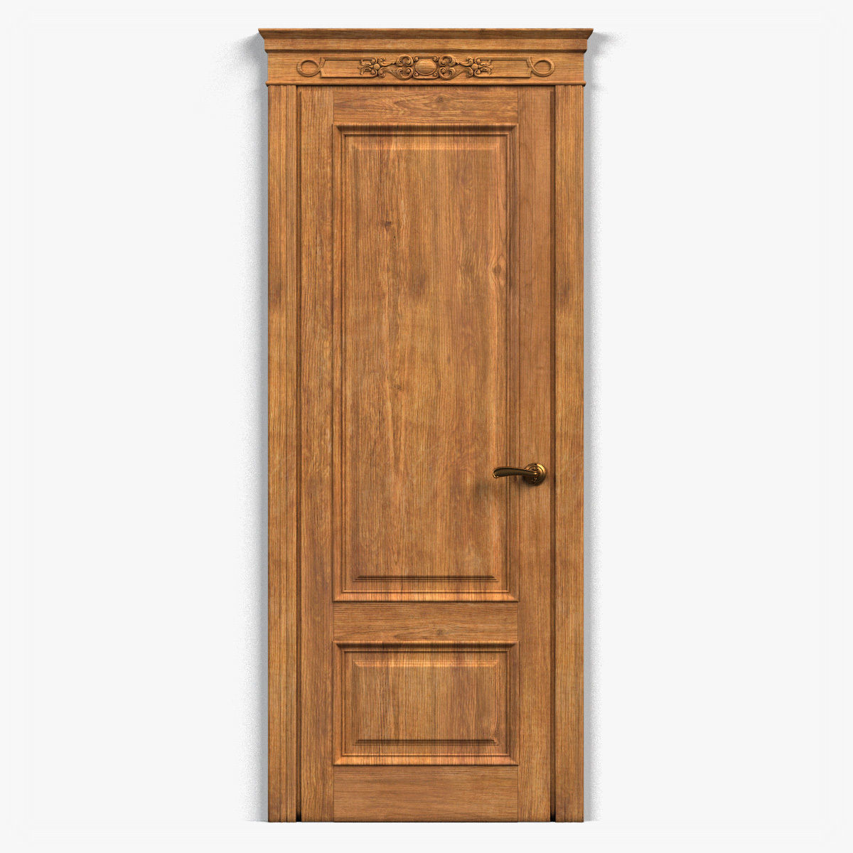 Door0035 wooden door 3D model_7