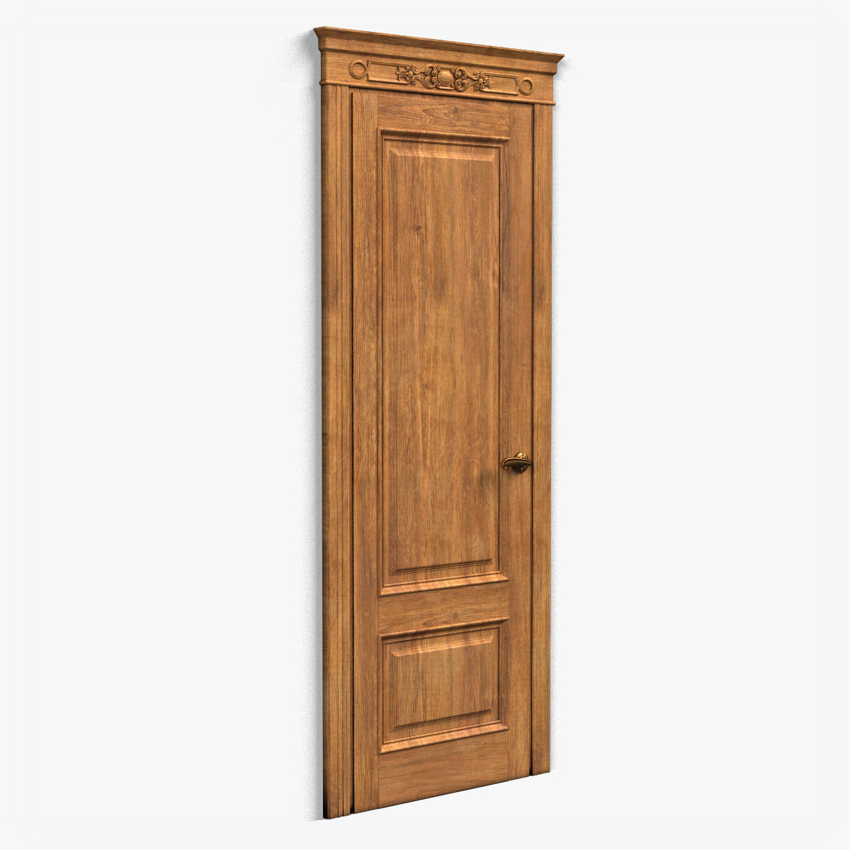 Door0035 wooden door 3D model_8