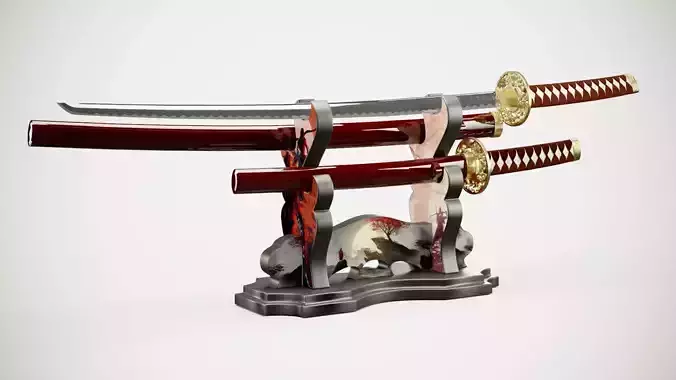 Katana and Display stand