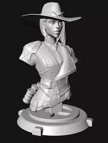 Ashe Bust - 3D model