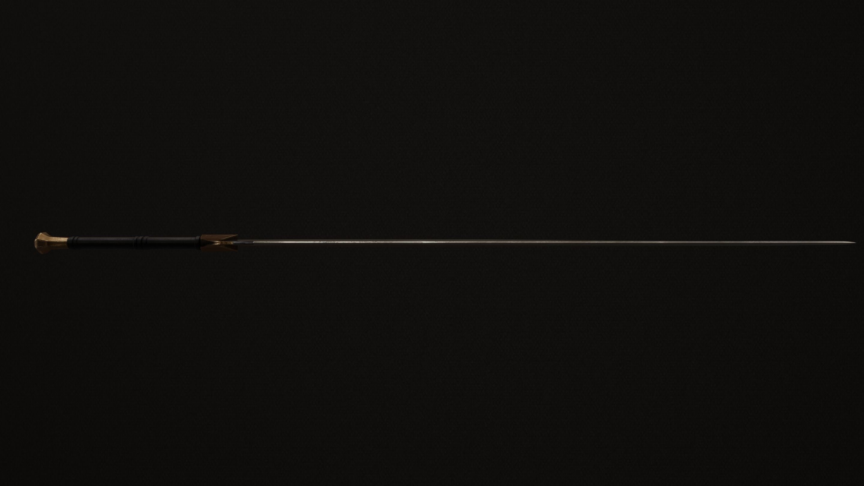 Medieval Sword 3D Model Low-poly 3D model_7