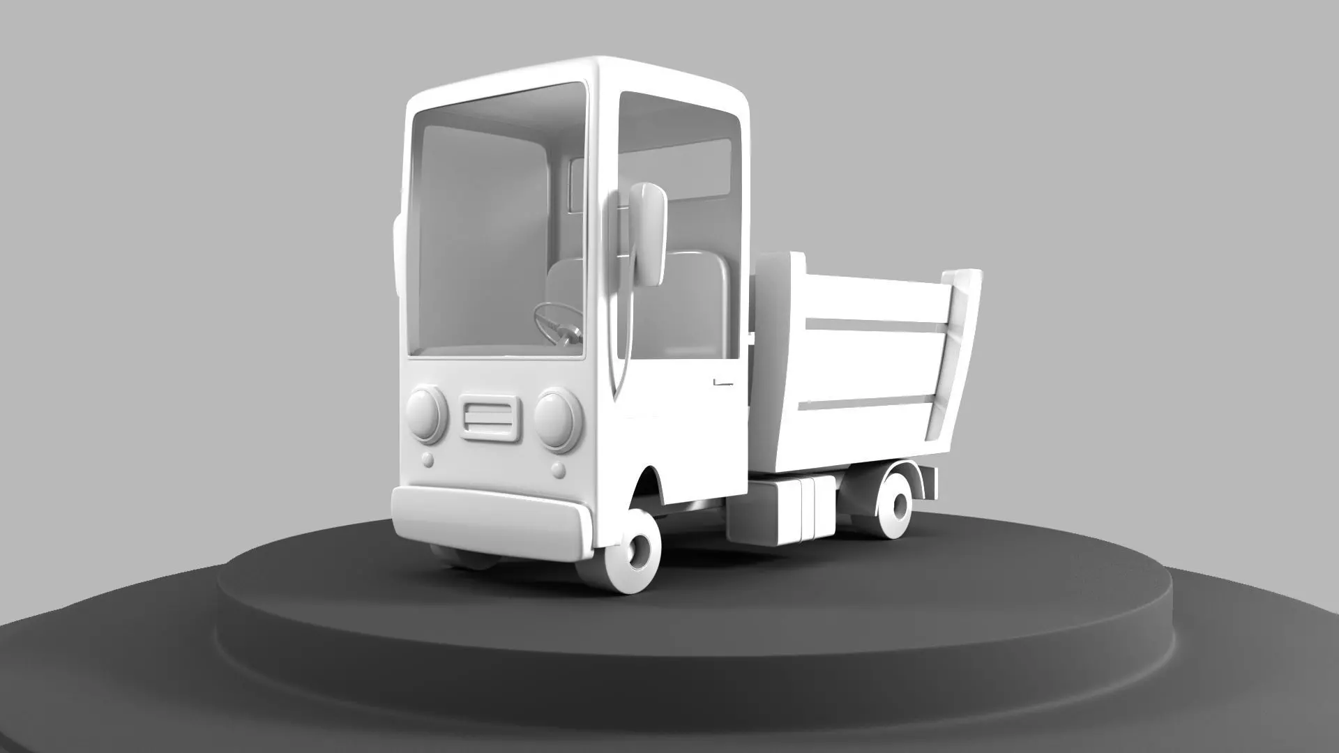 Stylized Truck Free 3D model