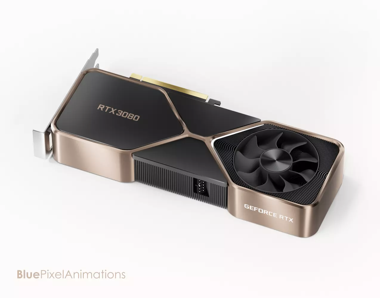 RTX 3080 Founders Edition NVIDIA 3D model_0