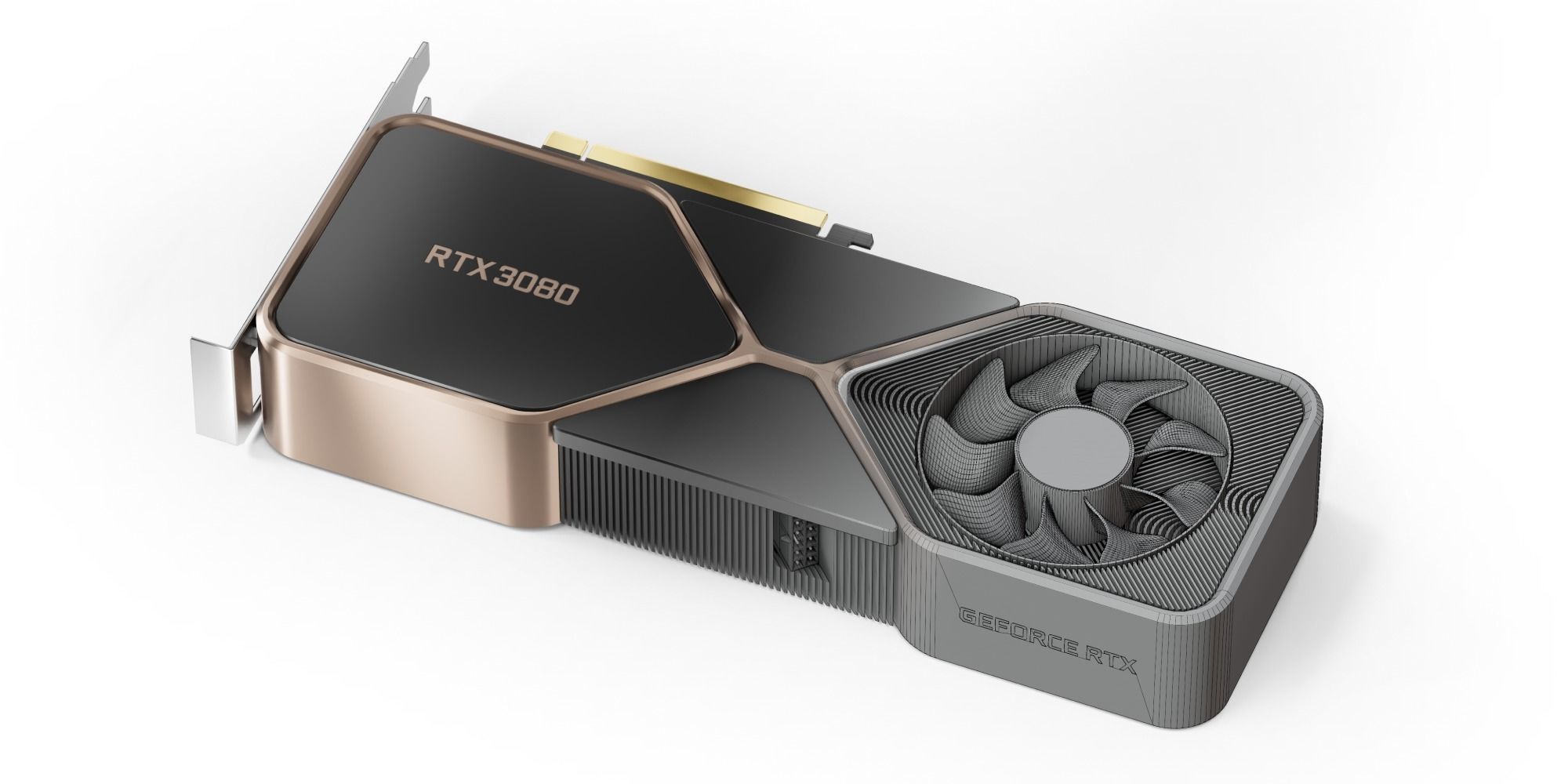 RTX 3080 Founders Edition NVIDIA 3D model_2