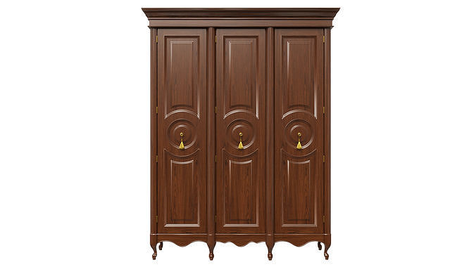 Classic cabinet 07 07 3D model