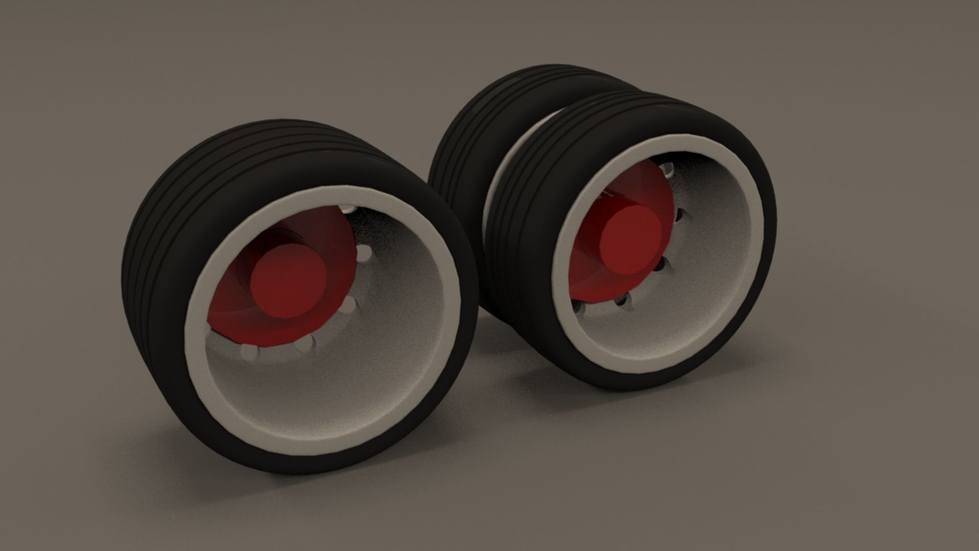 truck wheels rims model and stl 3D print model_1