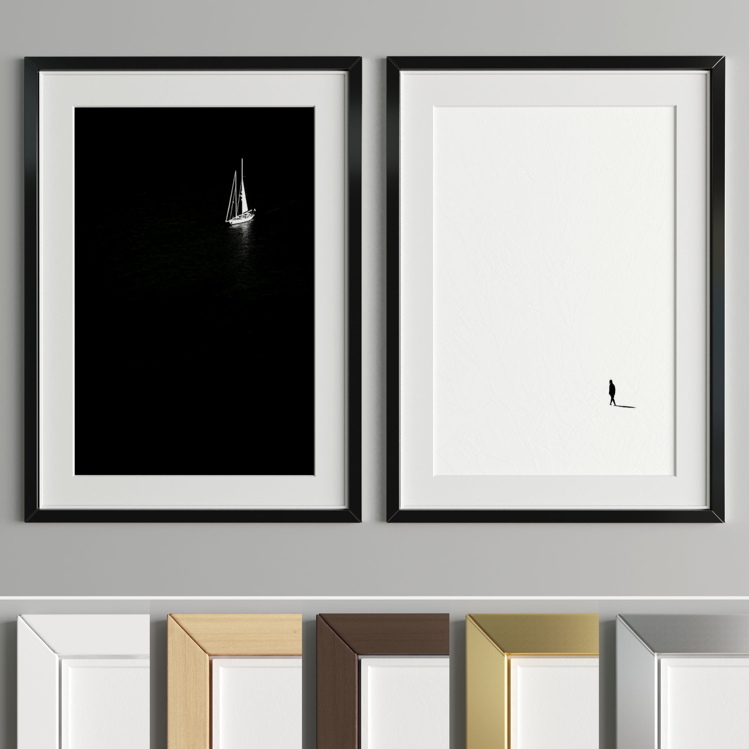 Art Frame A15 Low-poly 3D model_1