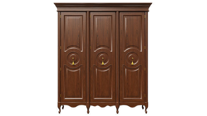 Classic cabinet 07 08 3D model