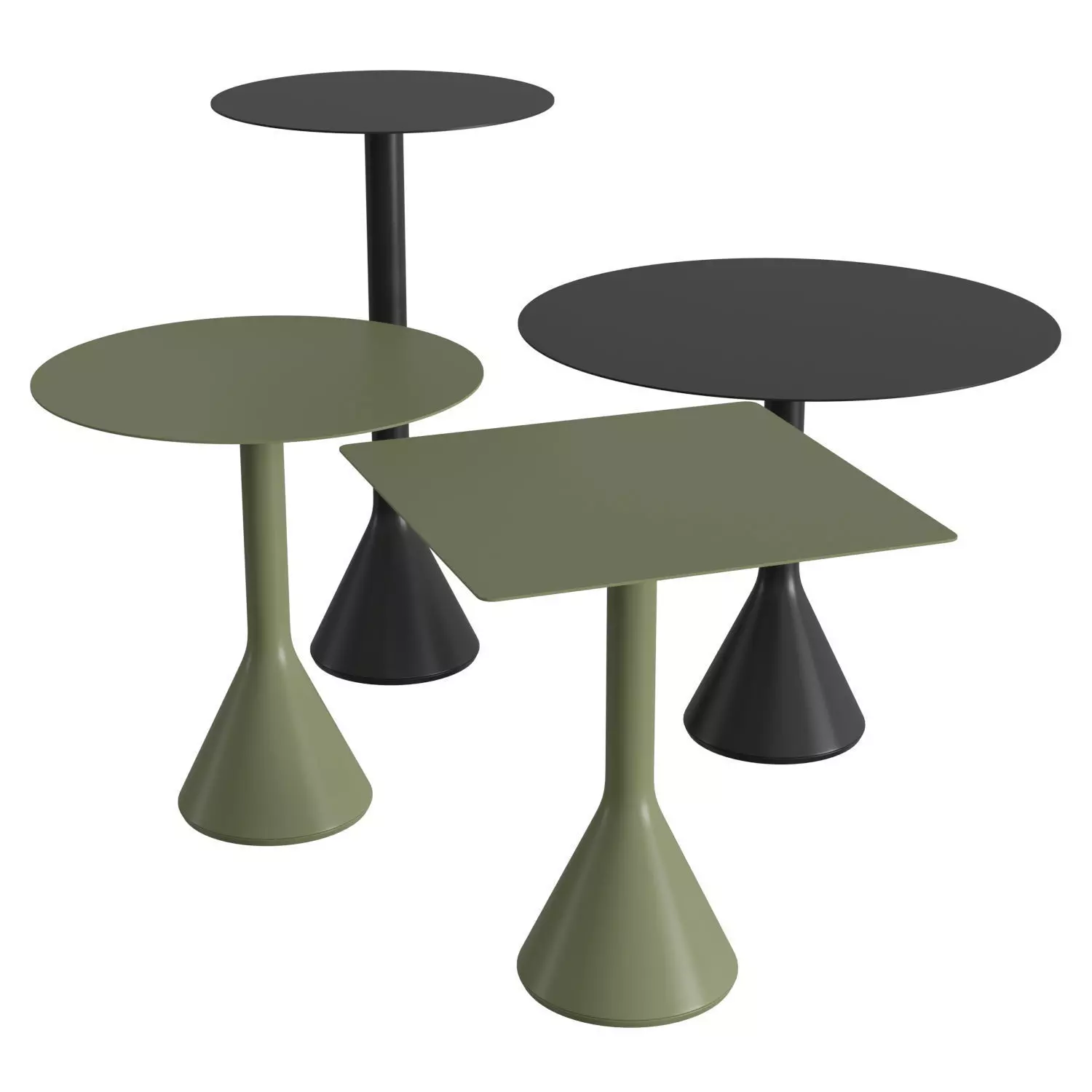 Palissade Cone Table 3D model_0