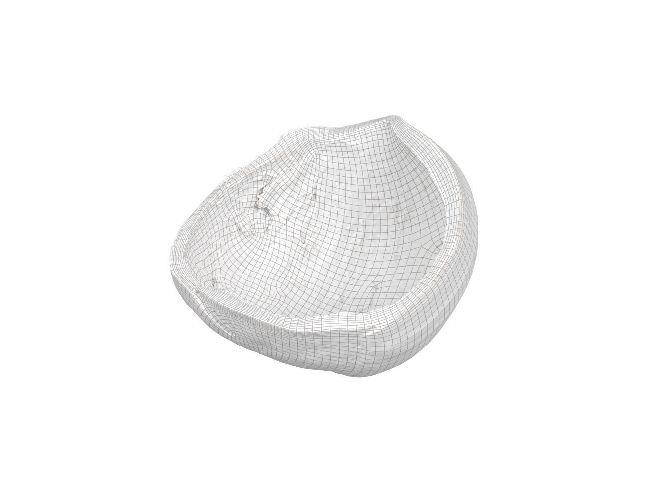 Photorealistic Hazelnut Shell 3D Scan 3D model_8