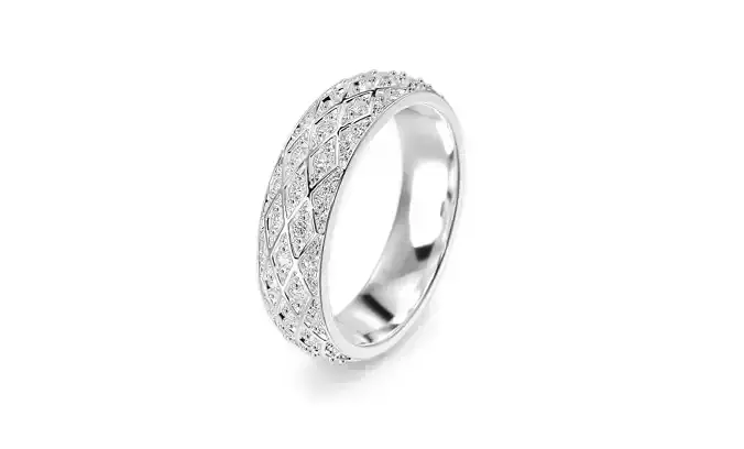 wedding ring with diamonds