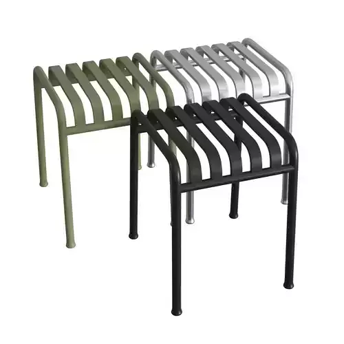 Palissade Stool 3D model
