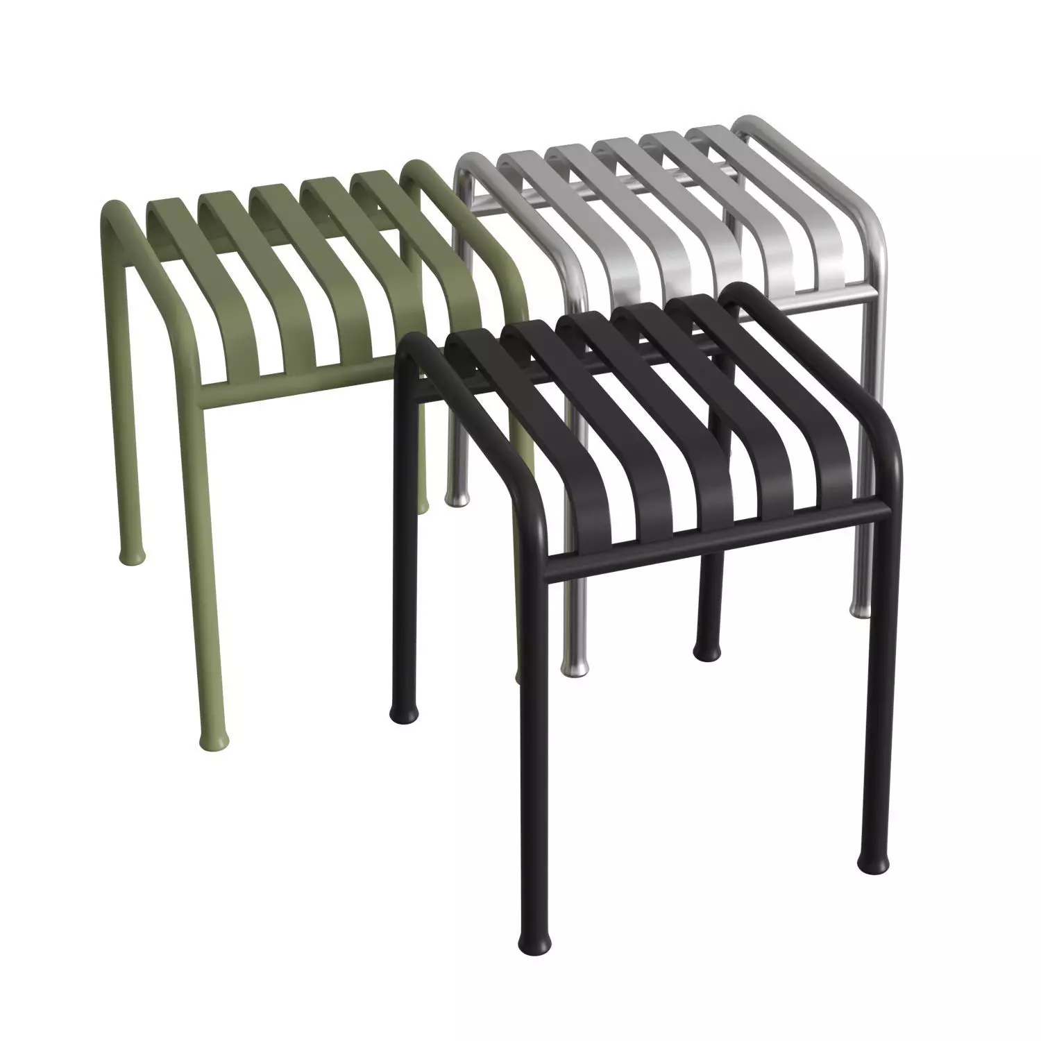 Palissade Stool 3D model