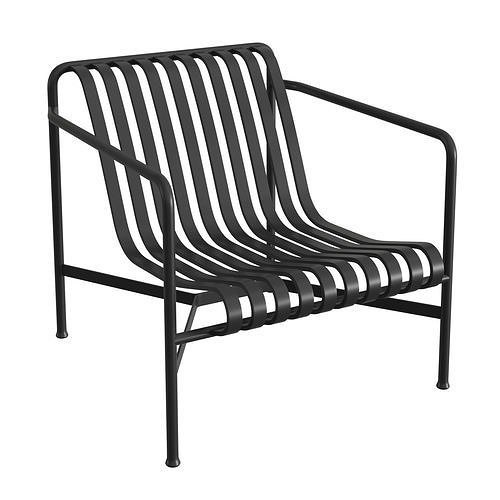 Palissade Lounge Chair Low 3D model