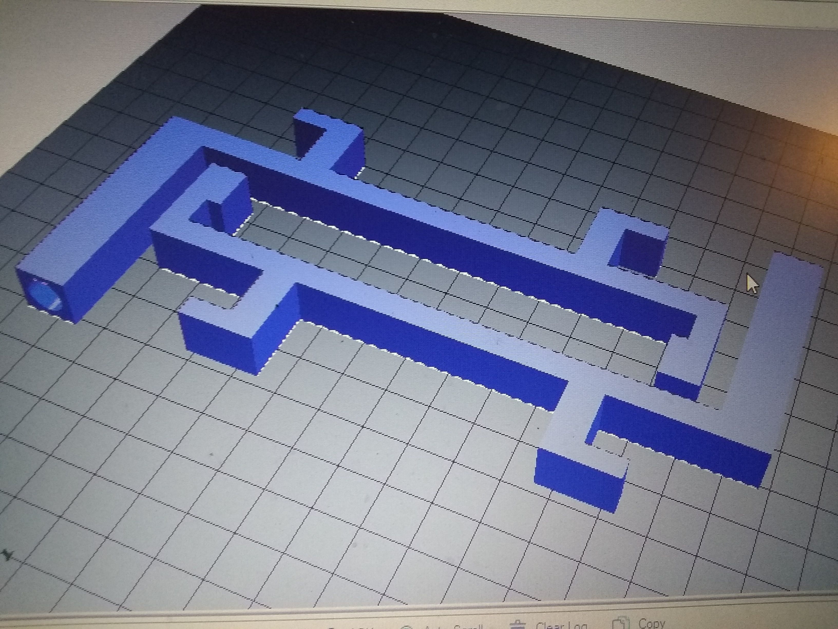 Trash can lid lock 3D print model_4