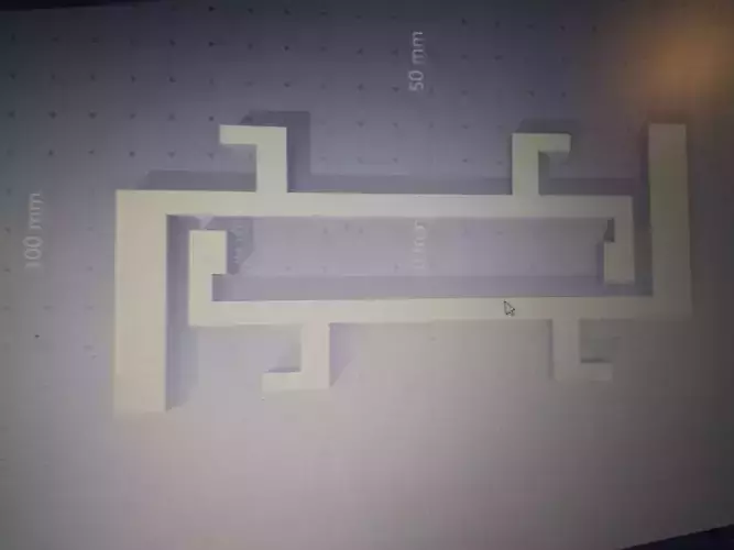 Trash can lid lock 3D print model