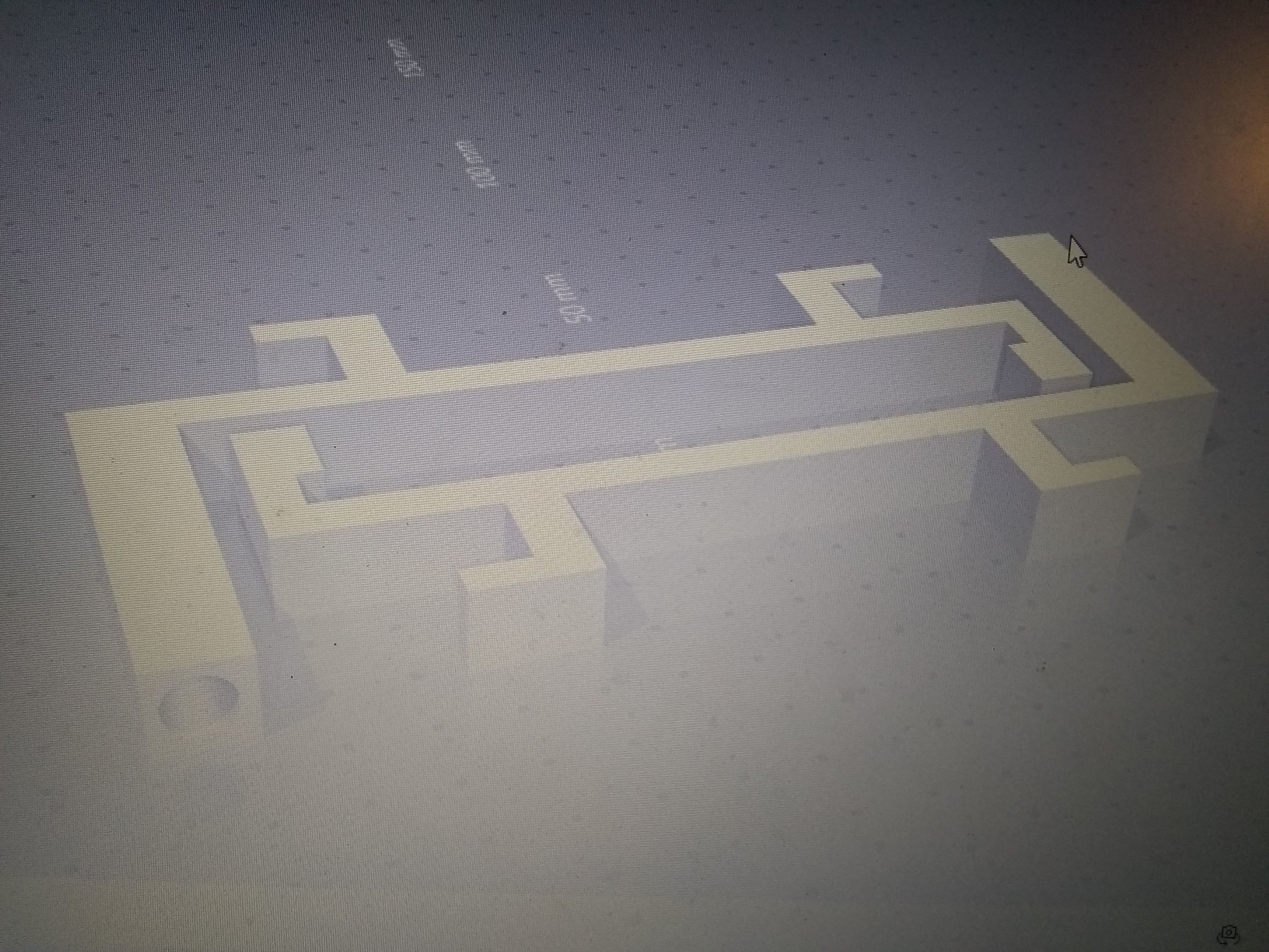 Trash can lid lock 3D print model_1