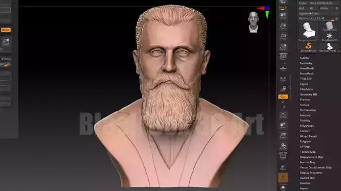 Theodor Herzl BENJAMIN HERZL 3D print model