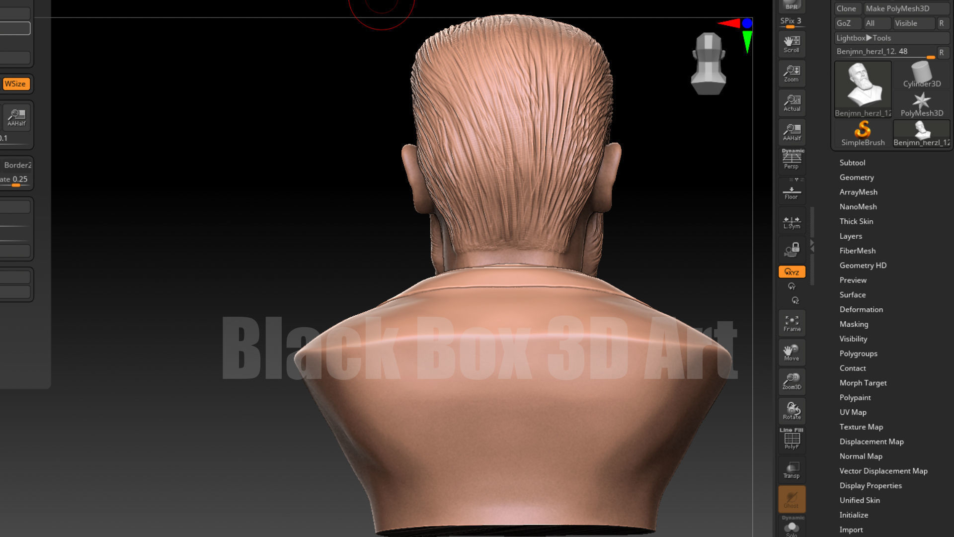 Theodor Herzl BENJAMIN HERZL 3D print model_5