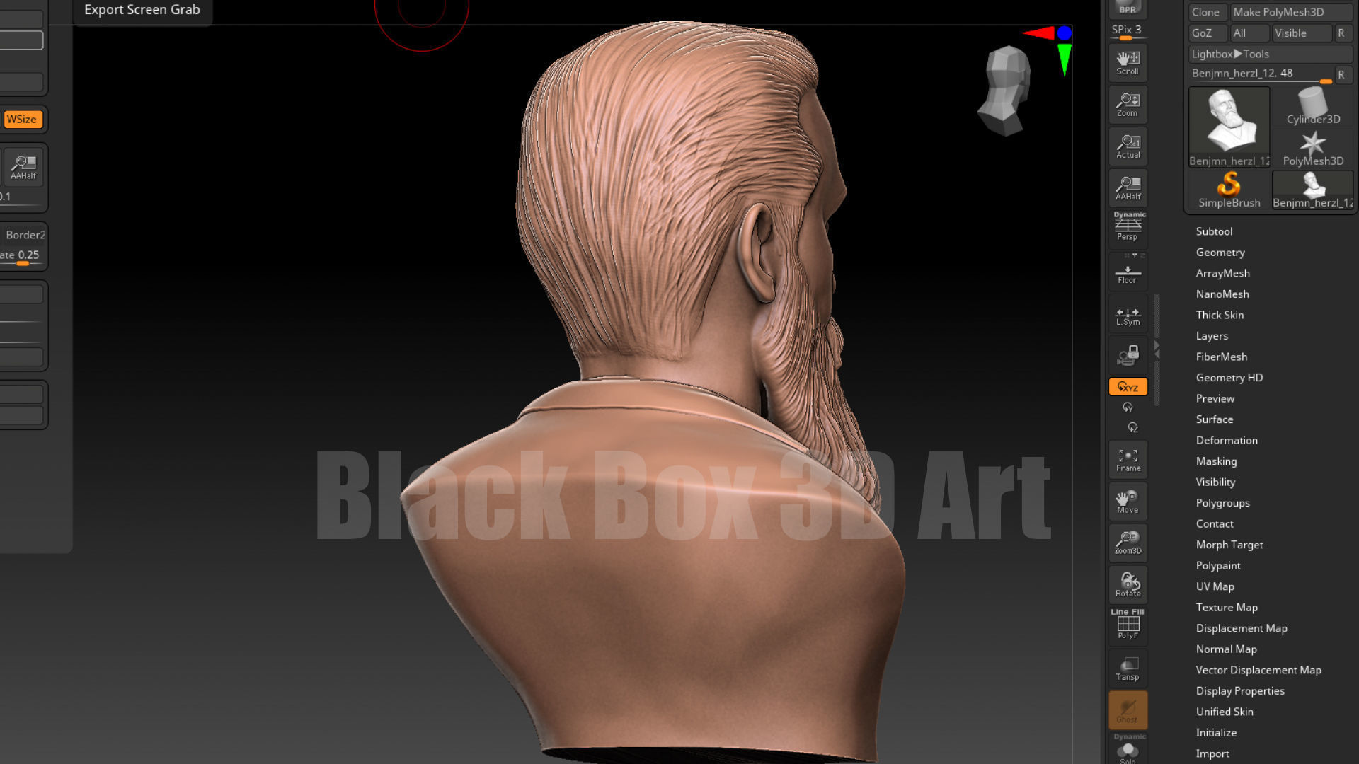 Theodor Herzl BENJAMIN HERZL 3D print model_6