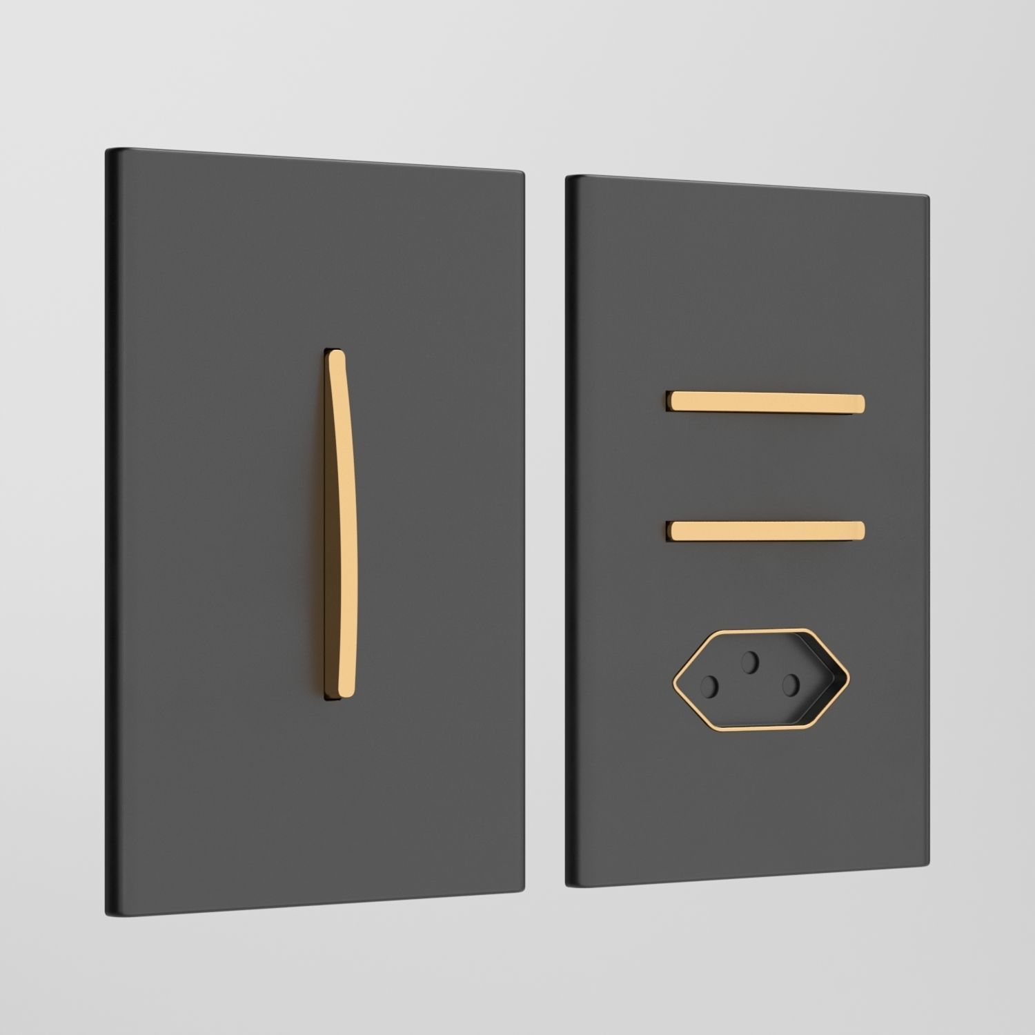 POWER PLUG AND SWITCH 3D model_3