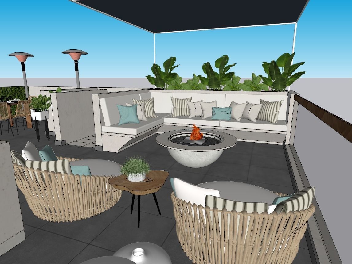 RUSTIC BEACH TERRACE  3D model_5