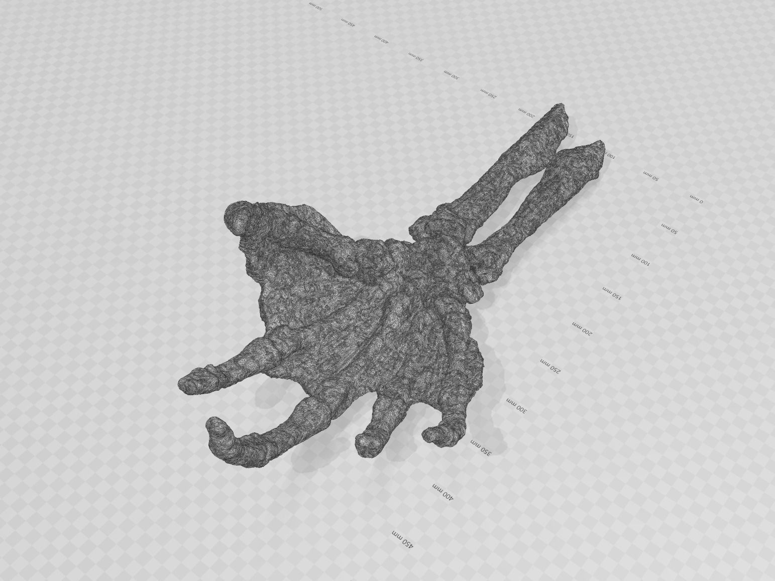 Creature From The Black Lagoon Fossil Hand 3D print model_9