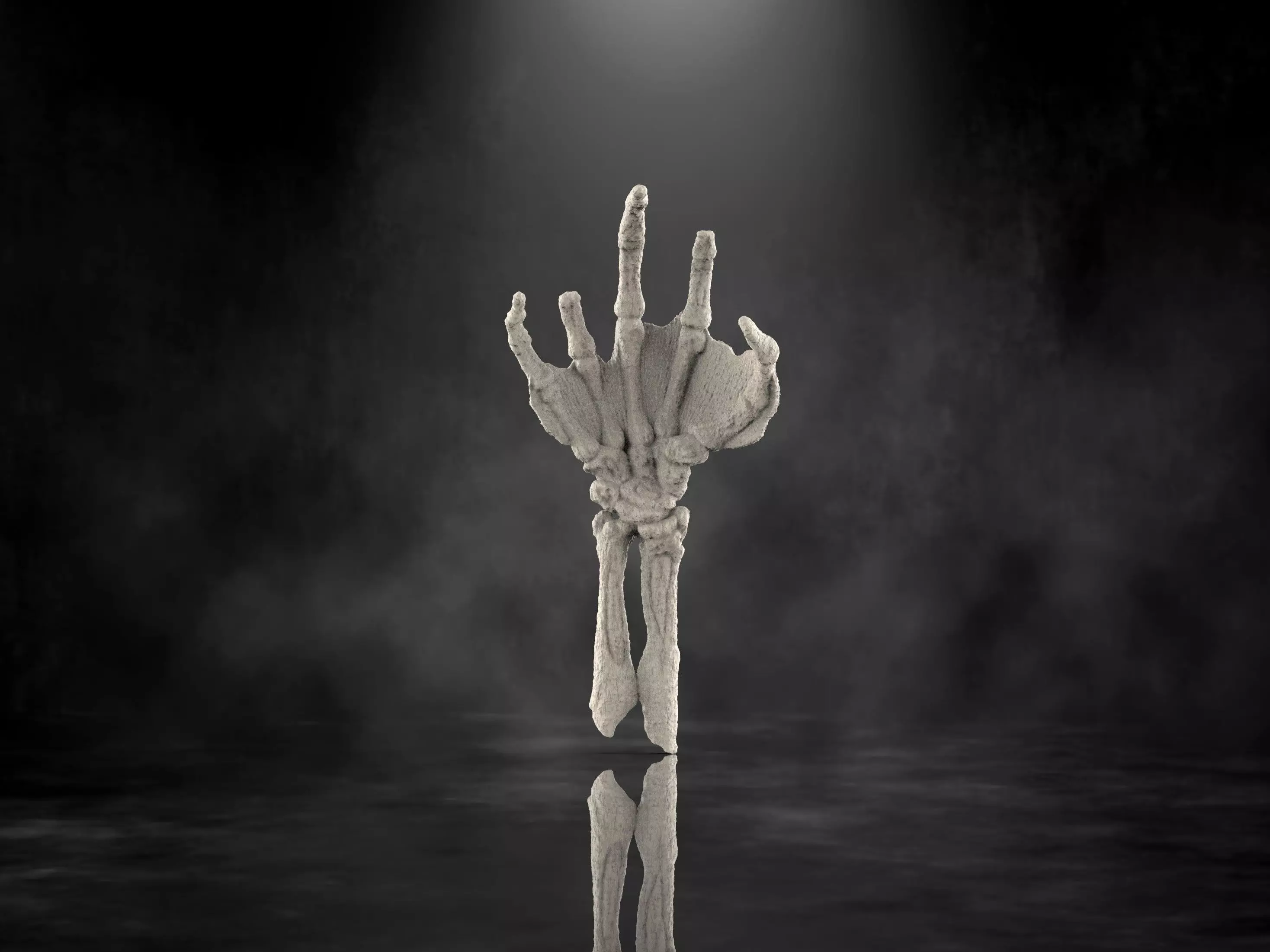 Creature From The Black Lagoon Fossil Hand 3D print model_0