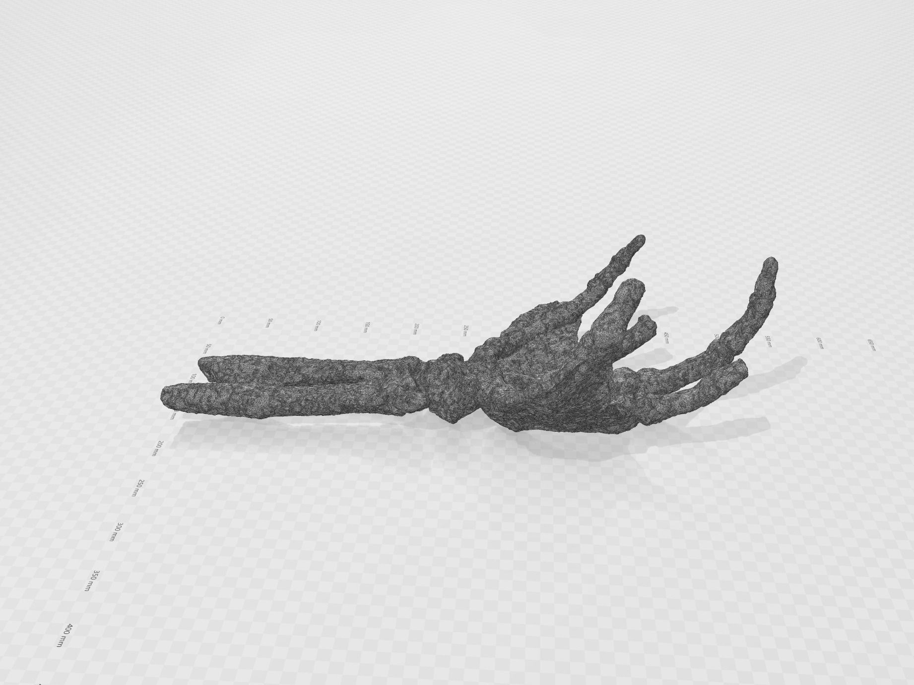 Creature From The Black Lagoon Fossil Hand 3D print model_8