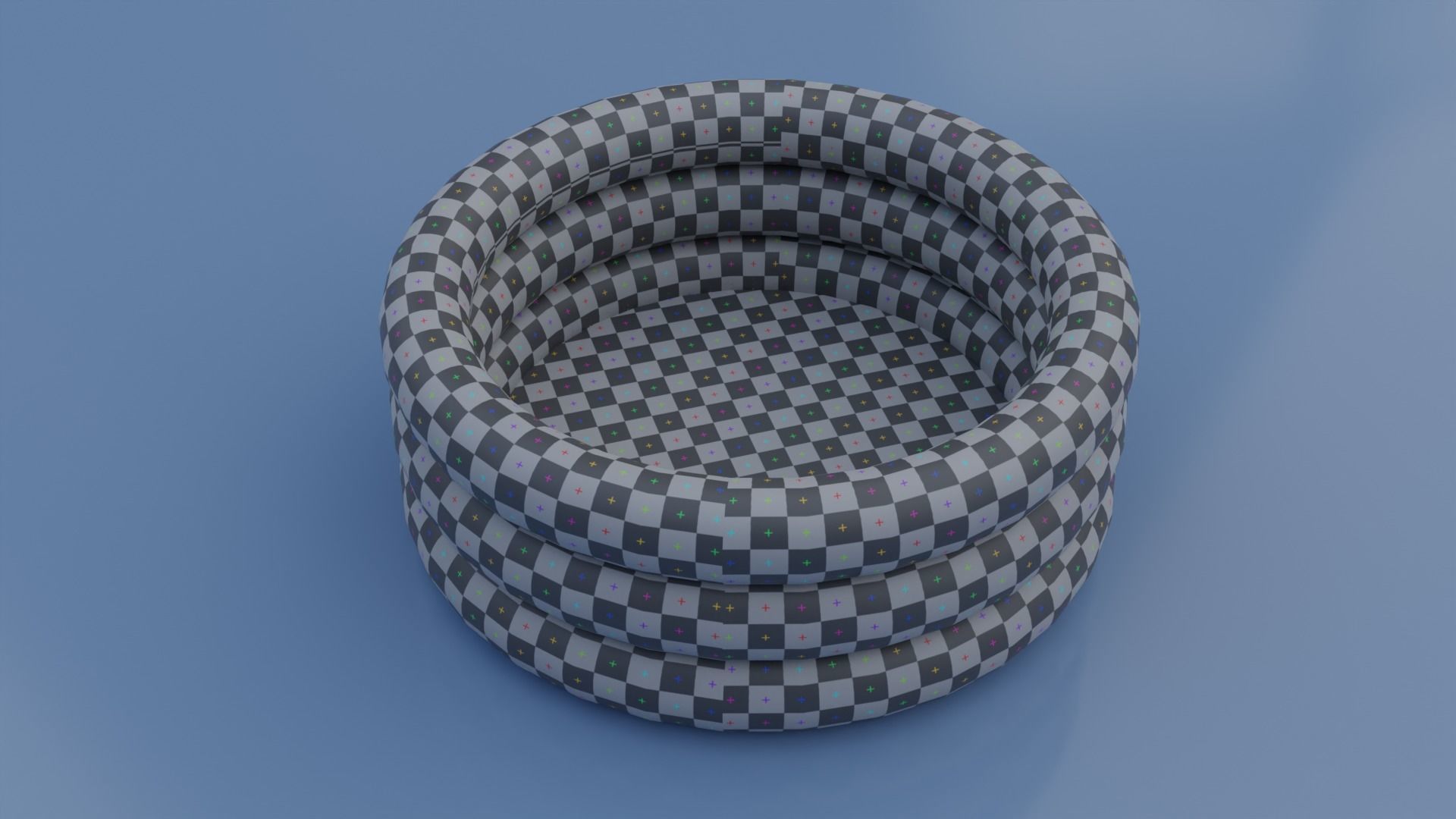 Ring Pool Inflatable for Children 3D model_23