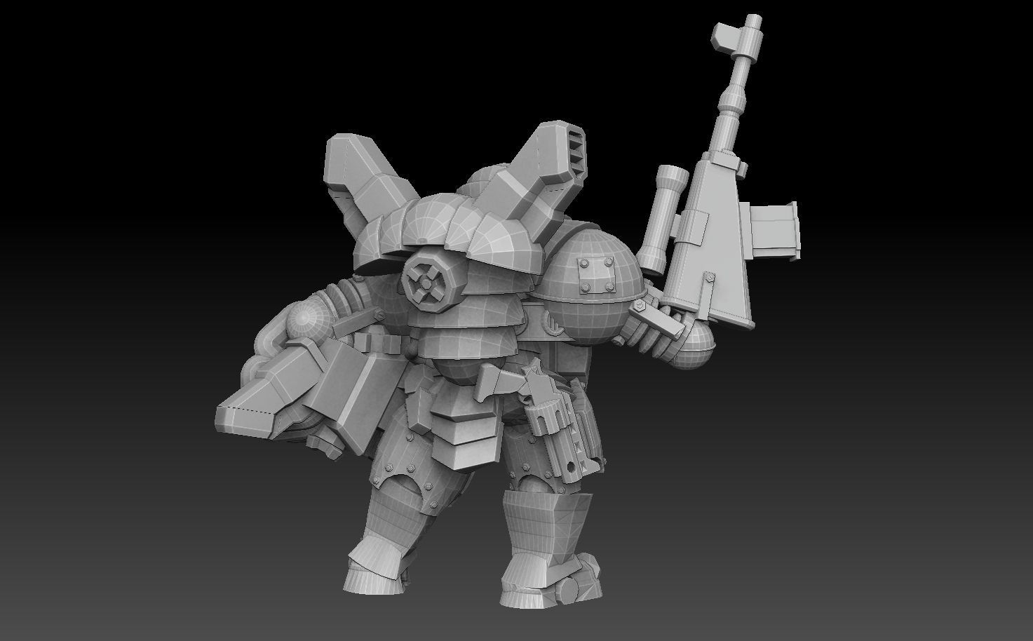 Orc Astroknight Megapack 3D print model_29