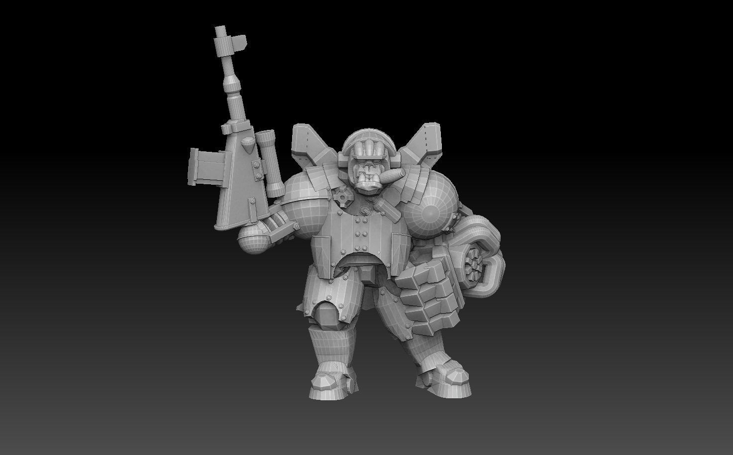 Orc Astroknight Megapack 3D print model_43