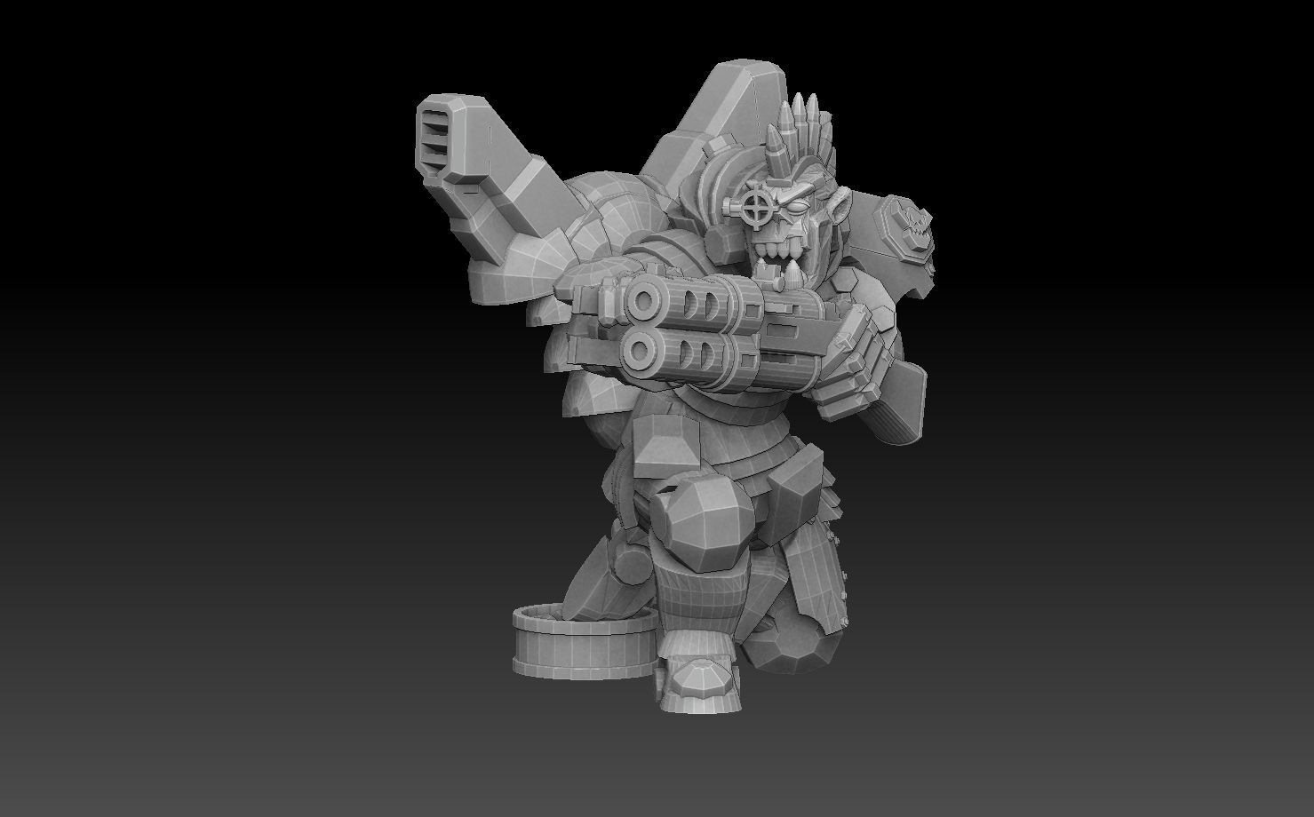 Orc Astroknight Megapack 3D print model_21