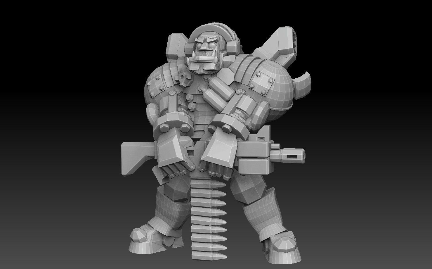Orc Astroknight Megapack 3D print model_41