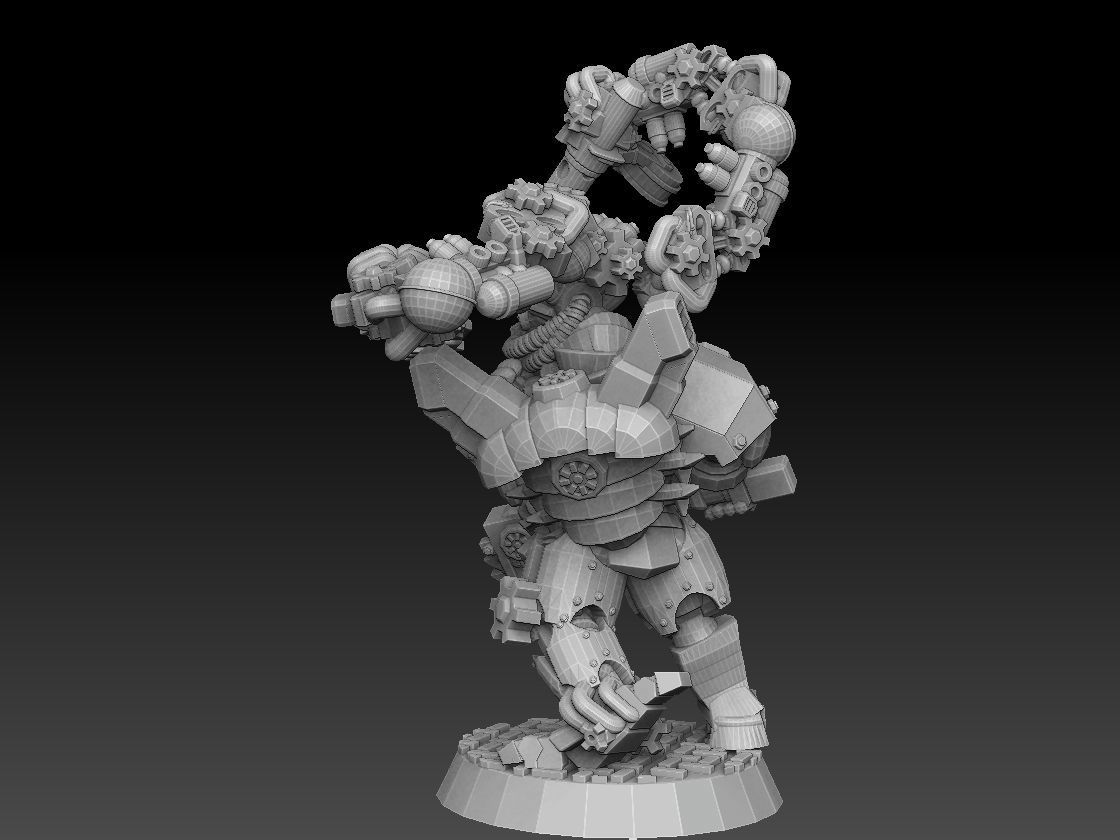 Orc Astroknight Megapack 3D print model_8