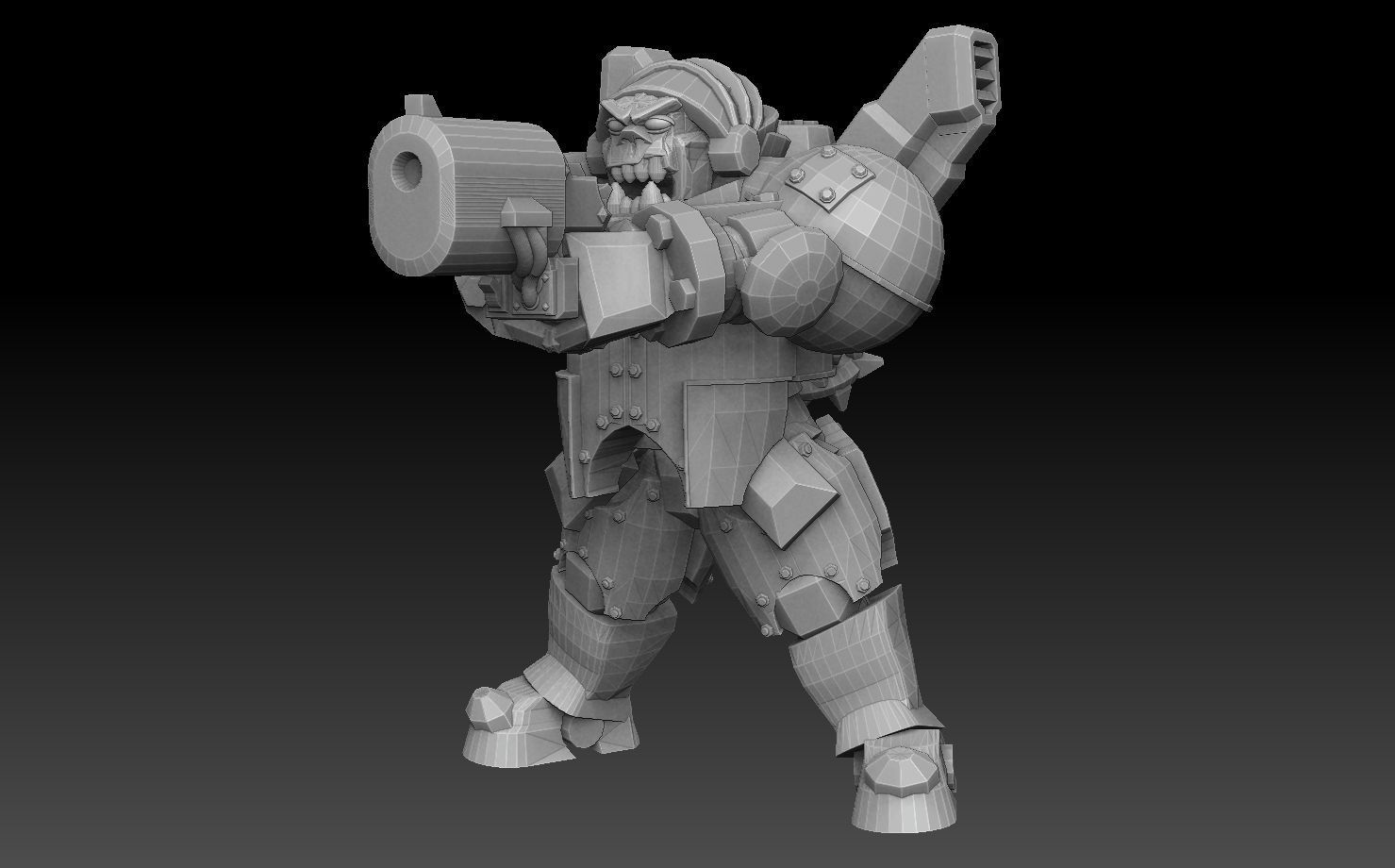 Orc Astroknight Megapack 3D print model_25
